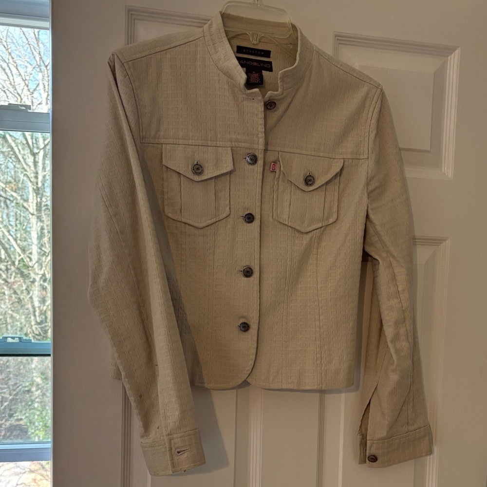 Bandolino Cream /Beige Women's Jean Jacket